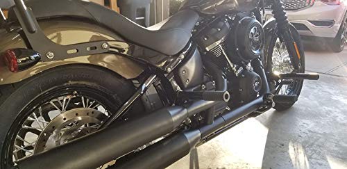 Pair of Crash Bar Frame Slider ends for Harley softail street bob,low riderand Heritage Classic 2018-2024