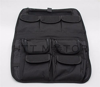 LA03- Tour Pack Lid Organizer Black Compatible with Harley Davidson All - size: Tour Pak Bag
