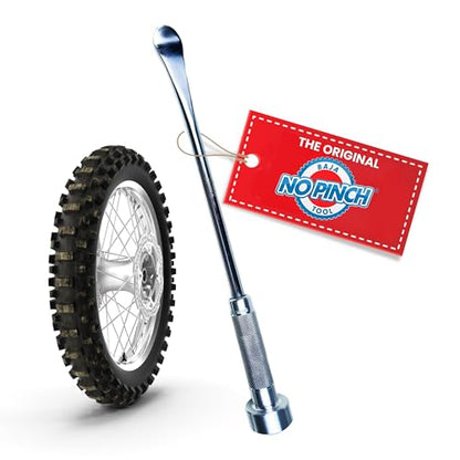 BAJA NO PINCH 17 inch Steel Tire Spoon Lever | Iron Tool Kit |Tire Changing Tool for Enduro | Motocross | Motorcycle | Dirt Bike | Easy-to-Use for Safe & Quick Tire Repair | Dirtbike Tire Spoons - size: 17 Inch Tire Spoon