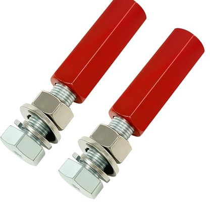 Universal Red 1/4'' Quick Release Flag Pole Holder-2 Pack | Whip Dune Flag Mount, for Motocross, UTV, ATV, Motorcycle, Boat, Off Road, Aluminum and Steel Material - color: Red
