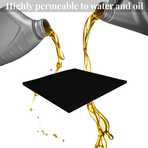5 Pcs Oil Drain Splash Pad, 22'' Square No Splatter Pad Oil Splash Pad Fits Most Oil Drains Anti Splash Oil Change Mat for Car Changing Oil Transmission Drain Pan - size: 5 PCS 22 IN