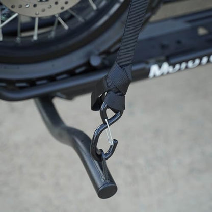 MotoTote SafeLoop Cam Buckle Tie Downs (2,160 lbs. Breaking Load Limit) - Innovative, Locking Straps for Motorcycles & Electric Bikes