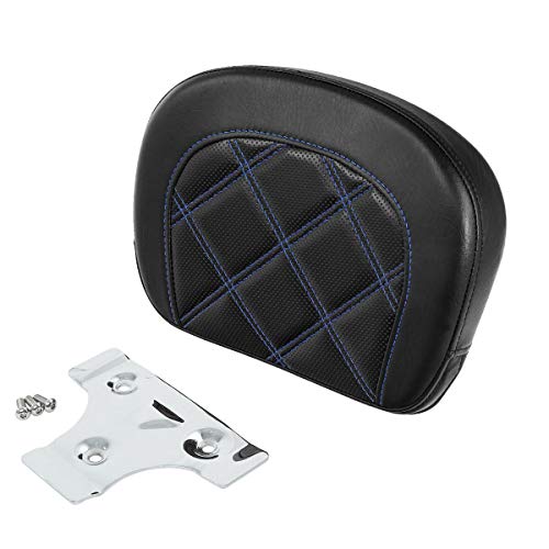 Detachable Sissy Bar Backrest Pad Fits For Harley 1997-2023 Touring Road King Tri Glide Street Glide Road Glide Electra Glide - color: Style F# 4