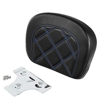 Detachable Sissy Bar Backrest Pad Fits For Harley 1997-2023 Touring Road King Tri Glide Street Glide Road Glide Electra Glide - color: Style F# 4
