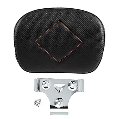 TCMT Detachable Sissy Bar Backrest Pad Fits For Harley 1997-2023 Touring Road King Electra Glide Street Glide Road Glide 2018-2023 Softail Slim FLSL Low Rider FXLR - color: Style P#2