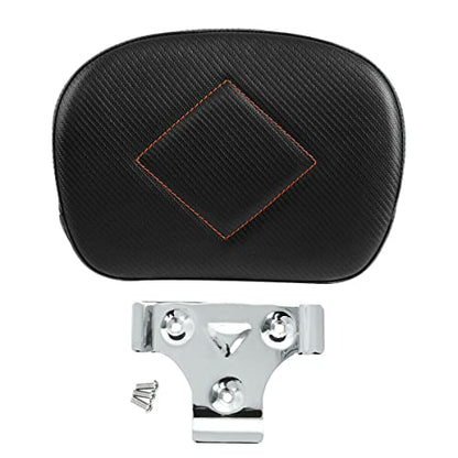 TCMT Detachable Sissy Bar Backrest Pad Fits For Harley 1997-2023 Touring Road King Electra Glide Street Glide Road Glide 2018-2023 Softail Slim FLSL Low Rider FXLR - color: Style P#2