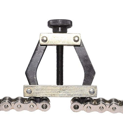 Aobbmok Roller Chain Tools Kit #25-60 Holder Puller&Breaker Cutter for Bicycle,Motorcycle Chains (Carbon Steel)