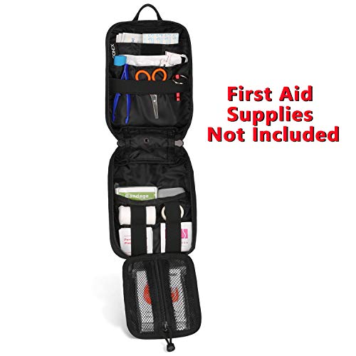 Gonex MOLLE Medical Pouch EMT First Aid Pouch Rip-Away IFAK Tactical Utility Pouch for Outdoor Activities Medical Supplies (Bag Only) - color: Black