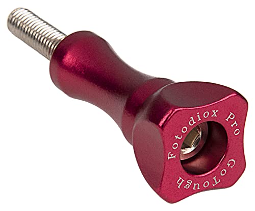 Fotodiox GoTough 35mm Red Metal Thumbscrew Compatible with GoPro HERO3, HERO3+, HERO4, HERO5, HERO6, HERO7 2-Prong Mounting System Pro - color: Red, size: Medium