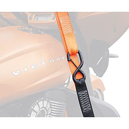 Extreme Max 5900.1145 Utility Ratchet Tie-Down Strap - 1.5", 2000 lbs., Pack of 2
