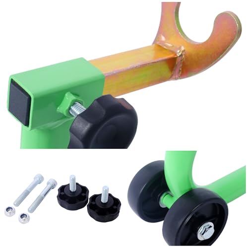 Universal Motorcycle Stand Front Rear Combo, 1000 LBS Heavy Duty Wheel Lift Stands with U Adjustable Swingarm, fits for Diversity of BMW, Suzuki, Yamaha, Honda, Kawasaki, Green - color: Green-2pcs