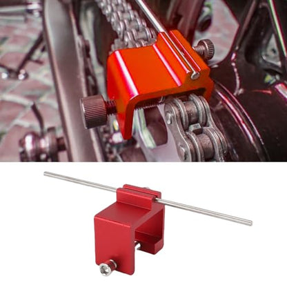 Chain Alignment Tool Metal High Efficiency Reduce Sprocket Wear Quick Accurate Alignment Tool for Motorcycles ATVs