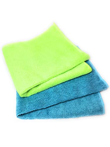 Driver's Choice Microfiber Cleaning Towels, 2 piece, 14in x 16in (35.5 cm x 40.5 cm)