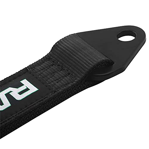 RASTP Limit Strap, Premium Quad Wrap Limit Strap Car Hauler Axle Straps Truck Wrecker Wheel Tie Down Strap with 10,000 Lb Webbing Strength (16 Inch,Black) - color: Black, size: 16 Inch