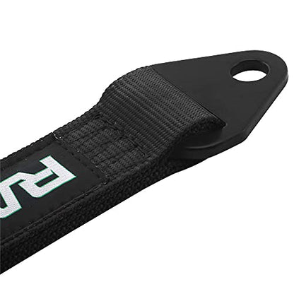 RASTP Limit Strap, Premium Quad Wrap Limit Strap Car Hauler Axle Straps Truck Wrecker Wheel Tie Down Strap with 10,000 Lb Webbing Strength (18 Inch, Black) - color: Black, size: 18 Inch