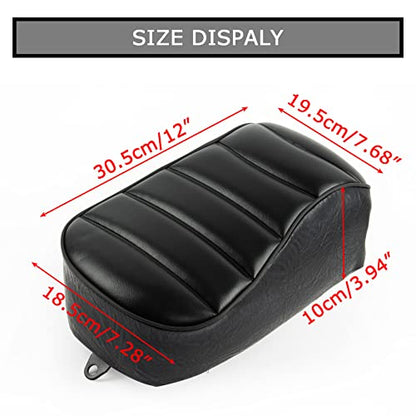 PSLER Motorcycle Rear Passenger pillion Seat Pad for Sportster Iron 883 XL883N 2016 2017 2018 2019 2020 2021 2022 Accessories