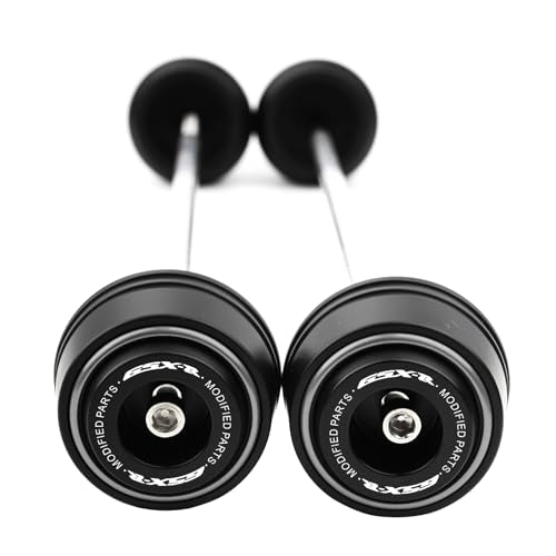 Motorcycle Front Rear Fork Sliders Wheel Frame Slider Crash Protector Axle Slider Crash Pads Compatible With 2026 GSXR 600 GSX-R 750 1000 GSX-R750 gsx-r600 gsxr1000 r (Grey) - color: Grey