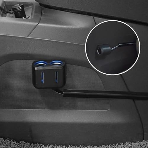 4Pcs Car Cable Management Wire Cover Automotive Clip Cord Sleeves to Hide Cords Car Concealed Power Cable Organizer Line Sleeve Adhesive Cable Hidden Protector for USB, Audio and Video Line