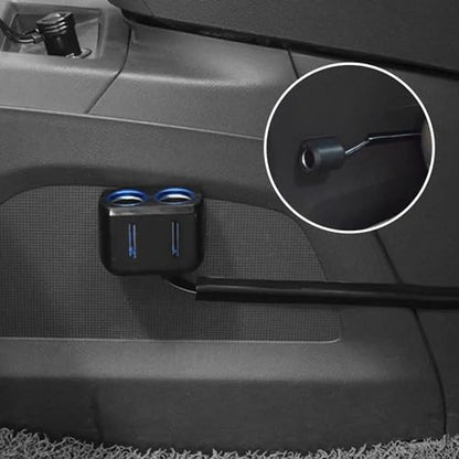 4Pcs Car Cable Management Wire Cover Automotive Clip Cord Sleeves to Hide Cords Car Concealed Power Cable Organizer Line Sleeve Adhesive Cable Hidden Protector for USB, Audio and Video Line
