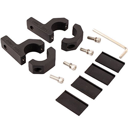 1 inch Bar Clamp-Pack 4 Roof Rack Bar Mounts Tube Clamps Horizontal Bar Clamp Mounting Bracket for Motorcycle ATV Utv Boat Trucks (1"- Clamp Mount kit) - size: 1.0"-Clamp Kit