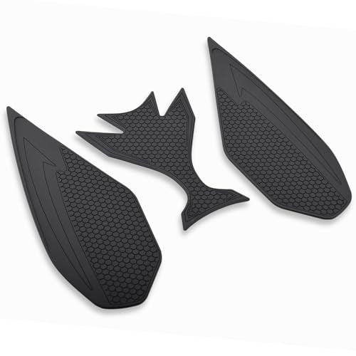 Motorcycle Ninja650 Z650 Fuel Tank Traction Pad Side Gas Knee Grip Protective Sticker Protector (for Kawasaki Vehicle) Years 2018 to 2025 (Black) - color: Black