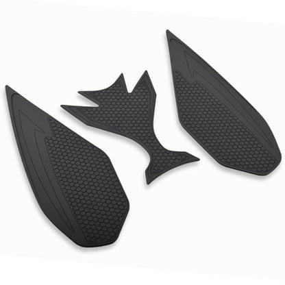 Motorcycle Ninja650 Z650 Fuel Tank Traction Pad Side Gas Knee Grip Protective Sticker Protector (for Kawasaki Vehicle) Years 2018 to 2025 (Black) - color: Black