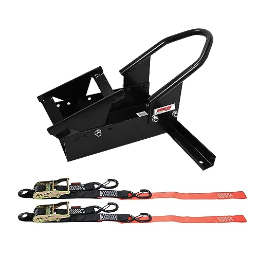 Extreme Max 5600.3204 Deluxe Motorcycle Wheel Chock/Tie-Down Kit - style: Deluxe