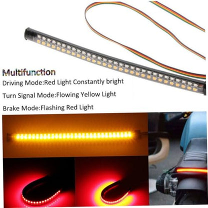 BESTYASH 30cm Motorcycle Taillight DRL Lamp Turn Signal for Motorbike Accessories Brake Light Indicator for Other Models