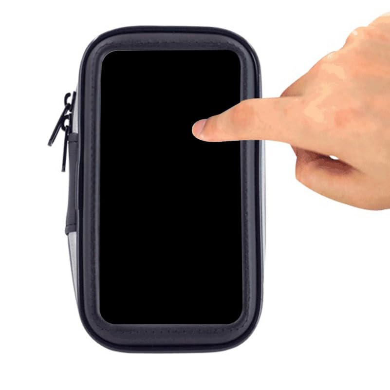 Lurrose Bike Phone Bag: Waterproof Bike Phone Holder with C2 Bracket, XXL 7-inch Compatible, Touchscreen Compatible for Outdoor Riding