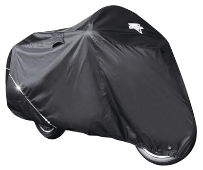 Nelson Rigg USA Defender Extreme Motorcycle Cover; Waterproof; Outdoor All Weather; Fade Resistant; Ventilated; Reflective; Lock Grommets; Storage Bag (Large) - size: Large Motorcycle