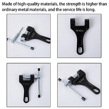 AUCELI Chain Breaker #420-530, Chain Tool for Motorcycle Dirt Pit Bike ATV Quad Go Kart Bicycle Scooter, Chain Break # 420 428 520 525 528 530, Universal Car Accessories Chain Breaker Tool Kit