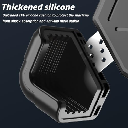 AUCELI Motorcycle Phone Mount, ABS Quick Release Bike Phone Holder for 4.7''-7.2'' Phones, Anti Shake with 360 Rotatable Phone Clip, Handlebar Clamp (Black) - color: Black