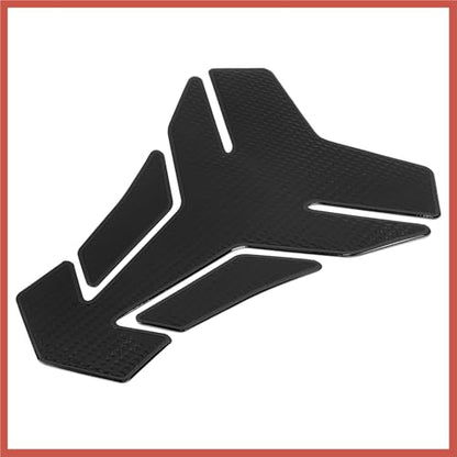 ACROPIX Motorcycle Gas Oil Fuel Tank Protector PVC Rubber Pad Emblem Badge Sticker Black Protector Decal Car Parts