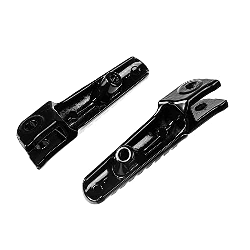 Motorcycle Front Foot Pegs Footrests Pedal for Honda 2003-2023 CBR 600RR, 2004-2023 CBR 1000RR, 2008-2023 CB1000R Models (Front-Black) - color: Front-Black