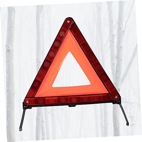 1pc Emergency Warning Triangle Sign Roadside Car Safety Made for Trucks Suvs Motorcycles