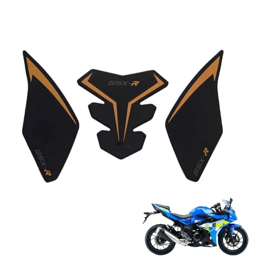 Tank Pad Sticker For GSX250R Thermal Insulation, Damage Prevention, Coating Protection,The Fuel Tank Pad, GSX250R Accessories (Yellow B) - color: Yellow B