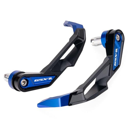 MOWOK Fit for Suzuki GSX-R 750 GSXR 600 1000 GSXR750 GSXR600 GSXR1000 GSX-R750 Motorcycle Clutch Brake Lever Guards Hand handguard Handlebar Protector (Blue) - color: Blue