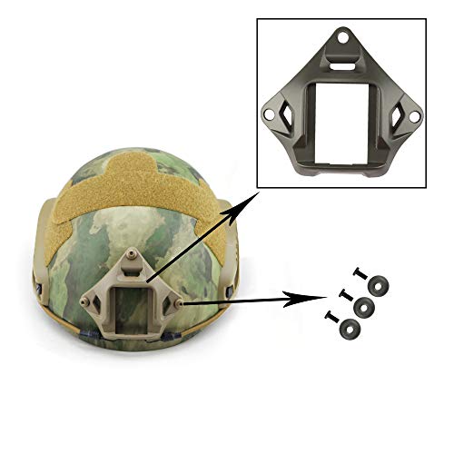 Tactical Helmet NVG Mount Shroud Steel Sports Camera Bracket Base for Fast Helmet - color: G