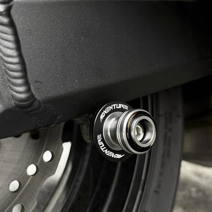 Compatible with KTM 390 790 890 1050 1090 ADVENTURE 2022-2024 2025 2026 CNC Motorcycle M10 Swingarm Spools Sliders Stand Screw (Black) - color: Black