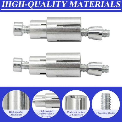Motorcycle Bar End Mounting Screw Set Motorcycle Handlebar Bar End Mirror Adapter Universal 13mm-24mm Handlebar Expansion Screws for 7/8'' Handle Bar Grip End (2 Pack)