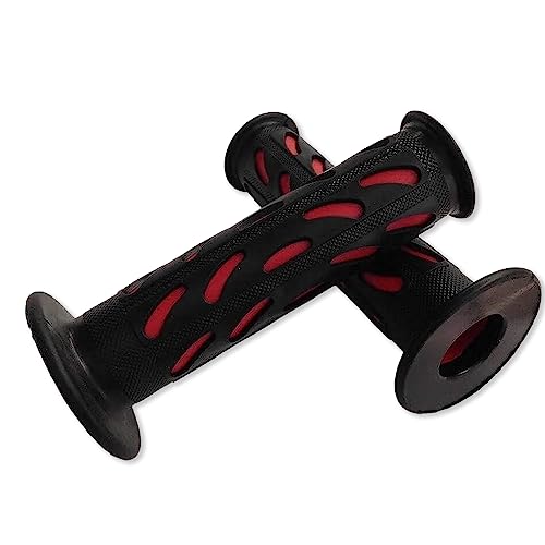 WATERCRAFTS Bean Style Engraved Gel Grips RED Compatible with ATV Quad WATERCRAFT BOMBARDIER Jet SKI ATV Recon Rincon Brute Force Prairie Grizzly Kodiak(7/8" Both Side) - color: G