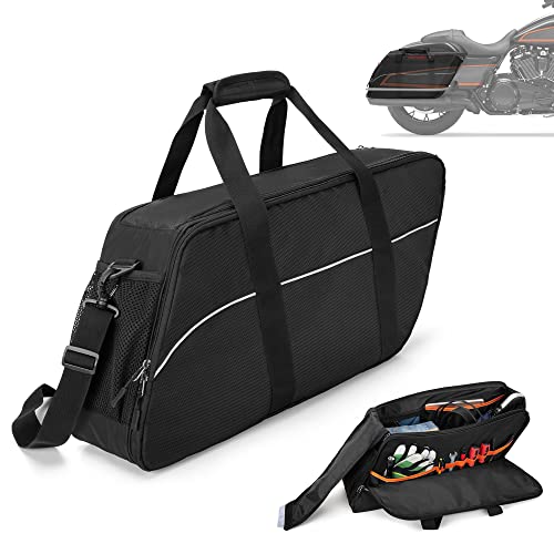 HODRANT Saddlebag Liners Bag, Travel Motorcycle Saddlebag Organizer Compatible with Harley Davidson 1993-2022 Touring Road Glide/Street Glide/Electra Glide/Road King Hard Saddlebag, 1 Bag Only