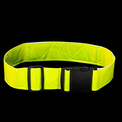2-4 Pack - Reflective Glow Belt Safety Gear, Pt Belt, for Running Cycling Walking Marathon Military - style: 4 Pack