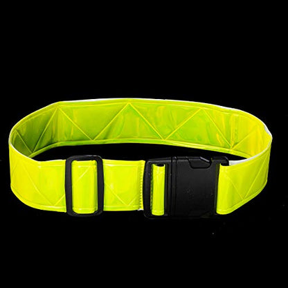 2-4 Pack - Reflective Glow Belt Safety Gear, Pt Belt, for Running Cycling Walking Marathon Military - style: 4 Pack