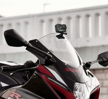 Flex Slim and Flex Classic Bundle Flexible Universal Chin Mount and Flexible Mount for Windscreens, Visors, Fairings, Cowls, and More Compatible with GoPro, Insta360, DJI Action and More!