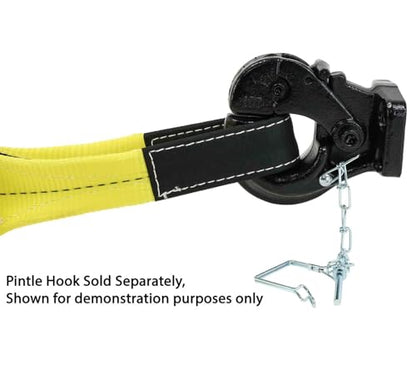 Mytee Products 2" X 20' Heavy Duty Recovery Tow Strap 16000 LB Break Strength Towing - size: 1 - Pack