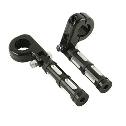 SLMOTO 1 1/4" Adjustable Engine Guard Highway Foot Peg Footpegs fits for Harley Davidson/Honda/Yamaha/Kawasaki/BSA/Norton/Triumph