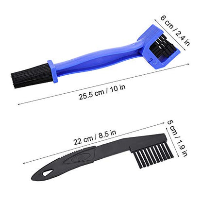 Motorcycle Chain Brush Off 25 × 18 × 3 3 Pieces Bike Chain Cigeon Pignon Tool Cleaning Brushes Washing Accessory Equipment Kit