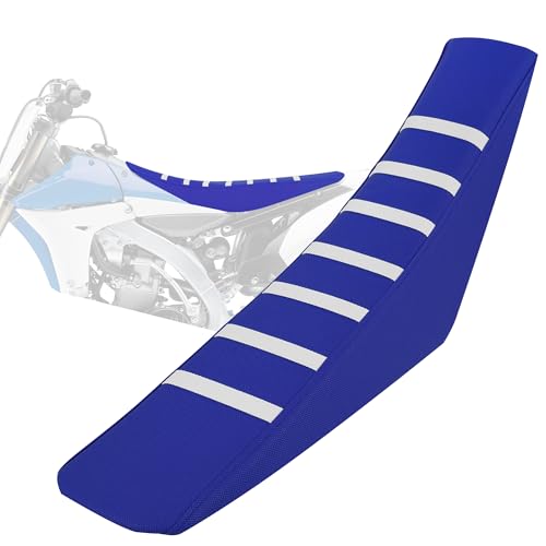 Dirt Bike Seat Cover,Universal Motorcycle Cushion Grip Guard for Most Dirtbike Ebike Like YZ TTR WR PW 50 80 85 125 250-Blue - color: Blue