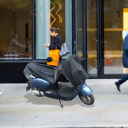 STOBAZA Waterproof Electric Bike Cover 72x250cm with Rainproof Dustproof Protection for Motorcycles, Scooters, and Bicycles Outdoor Weather Shield